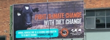 Fight Climate Change with Diet Change billboard